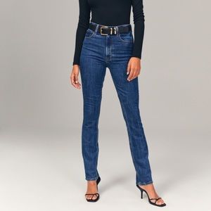 Abercrombie ultra high rise 90’s jean
